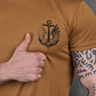 Потоотводящая мужская футболка Coolmax с принтом "Верный навсегда" койот размер 2XL - изображение 5