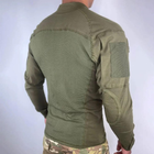 Мужской Убакс с карманами для налокотников / Износостойкая Рубашка олива размер M - изображение 4