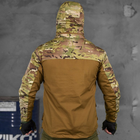Чоловіча куртка демісезонна ріп-стоп "7.62 tactical combo" зі знімним капюшоном мультикам койот розмір M - зображення 4