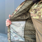 Мужская Стеганая Куртка "Agresor" утепленная пухом / Демисезонный Курточка мультикам размер 3XL - изображение 6