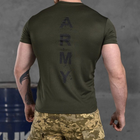 Чоловіча футболка "Army" CoolPass з сітчастими вставками олива розмір S - зображення 4