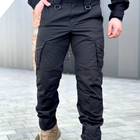 Чоловічий Костюм "Caiman R&M 2.0" Убакс з липучками для шевронів + Штани з посиленими колінами чорний розмір 3XL - зображення 7