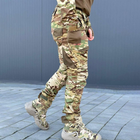Міцні Чоловічі Штани "Кайман 2.0" з посиленою зоною колін / Щільні Брюки мультикам розмір 3XL - зображення 4