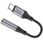 Перехідник Type-C на AUX 3.5mm HOCO LS36 Чорний