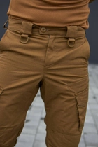 Чоловічий Костюм Убакс з липучками для шевронів + Штани kayman з посиленими колінами койот 50 - зображення 6