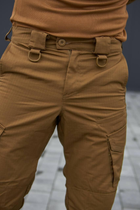 Чоловічий Костюм Убакс з липучками для шевронів + Штани kayman з посиленими колінами койот 46 - зображення 6