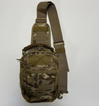 Сумка-рюкзак тактическая однолямочная Мультикам ZE0147 Laser - изображение 4