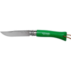 Нож Opinel №7 Inox Trekking. Цвет: зеленый (2046616) - изображение 1