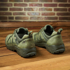 Тактичні кросівки літні PAV 407 олива хакі шкіряні сітка Free Air 44 - зображення 8