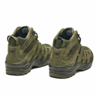 Берці літні тактичні черевики PAV 507 олива хакі шкіряні сітка Fee Air 42 - зображення 2