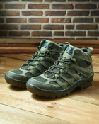 Берці літні тактичні черевики PAV 507 олива хакі шкіряні сітка Fee Air 45 - зображення 7