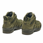Берці літні тактичні черевики PAV 507 олива хакі шкіряні сітка Fee Air 44 - зображення 2