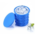 Силиконовая форма для заморозки льда ведро с крышкой Ice Cube Maker Genie до 120 кубиков (K-756544331)