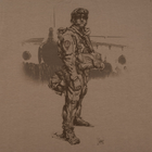 Футболка c рисунком Paratrooper M Coyote Brown - изображение 3