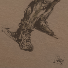Футболка c рисунком Paratrooper M Coyote Brown - изображение 6