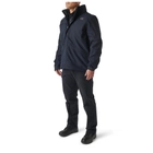 Куртка тактическая демисезонная 5.11 Tactical 3-in-1 Parka 2.0 3XL Dark Navy - изображение 8