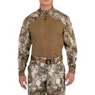 Рубашка тактическая под бронежилет 5.11 Tactical GEO7™ Rapid Half Zip Shirt 2XL Terrain - изображение 1