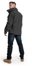 Куртка демисезонная Helikon-Tex Gunfighter Jacket - Shark Skin Windblocker Black Темно-синий M\R L\R - изображение 3