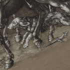 Футболка с рисунком «Рыцарь, смерть и дьявол» M Olive Drab - изображение 6