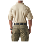 Футболка поло тактична з коротким рукавом 5.11 Tactical Performance Polo - Short Sleeve, Synthetic Knit S Silver Tan - зображення 6