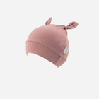 Дитяча демісезонна шапка-біні для дівчинки Nicol 204055 34 см Рожева (5905601020608) - зображення 2