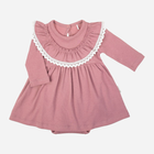 Дитяче боді-сукня для новонароджених дівчаток Nicol 204160 56 см Рожеве (5905601021629) - зображення 1