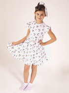 Дитяча сукня для дівчинки Nicol 204167 68 см Біла (5905601021681) - зображення 2