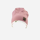 Дитяча демісезонна шапка-біні для дівчинки Nicol 204268 36 см Рожева (5905601022701) - зображення 1
