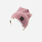 Дитяча демісезонна шапка-біні для дівчинки Nicol 204268 44 см Рожева (5905601022749) - зображення 2
