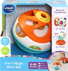 Інтерактивний м'яч Vtech 3 in 1 Magic Move Ball зі звуками та музикою (3417765090325)