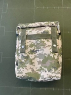 Тактична сумка (сухарка) на пояс НАТО Cordura колір: піксель - изображение 4