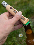 Складаний ніж зі штопором та відпривачкою пляшок, 100мм бук Opinel №10 002578 - зображення 12
