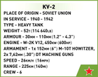 Klocki konstrukcyjne Cobi Historical Collection WWII KV-2 510 elementów (5902251027315) - obraz 10