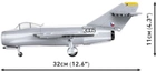 Klocki konstrukcyjne Cobi Historical Collection Cold War Samolot myśliwski S-102 Air Force 504 elementy (5902251058210) - obraz 4