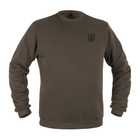 Світшот зимовий Тризуб Logo 2XL Brown