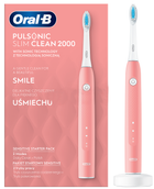 Електрична зубна щітка Oral-B Pulsonic Slim Clean 2000 рожева - зображення 3