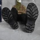 Мужские нубуковые Ботинки Ninja's на Резиновой прошитой подошве / Летние Берцы черные размер 43 - изображение 5