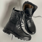 Высокие Летние Ботинки Ястреб черные / Легкие Кожаные Берцы размер 47 - изображение 2
