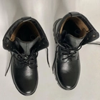 Высокие Летние Ботинки Ястреб черные / Легкие Кожаные Берцы размер 47 - изображение 4