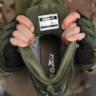 Мужские кожаные Ботинки Stabilet на резиновой протекторной подошве / Крепкие Берцы олива размер 45 - изображение 6
