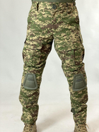 Військові штани Tactic Хіжак Ріп-стоп, (тактичні штани з наколінниками) піксель 54 - зображення 1