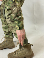 Військові штурмові штани Tactic Ріп-стоп, (тактичні штани з наколінниками) мультикам 46 - зображення 5