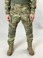 Військові штурмові штани Tactic Ріп-стоп, (тактичні штани з наколінниками) мультикам 50 - зображення 1