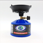 Туристическая газовая горелка плитка мини печка с пьезоподжигом NEW синяя