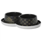 Moderna Double Trendy Dinner Luxurious Рets Модерна дабл Тренди динер двойная миска для кошек 2х350 мл