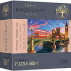 Puzzle Trefl Pałac Westministerski, Big Ben, Londyn drewniane 500+1 elementów (5900511201550) - obraz 1