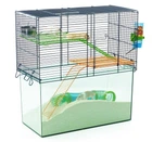 Клетка для грызунов Savic Habitat Medium 52х26х52.5 см Синяя с зеленым