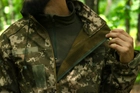 Куртка Vik-Tailor SoftShell з липучками для шевронів ММ-14 піксель ЗСУ, 54 - зображення 12