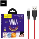 Кабель Hoco USB - Lightning 2метра 2.4А силикон X21 Plus Red (X21_iP_2Red)