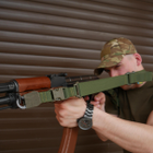 Ремень 2-точечный Kiborg Gun Sling G-2 с пряжкой быстрой регулировки Triple-X Olive - изображение 10